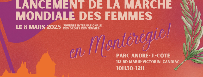 Lancement de la Marche mondiale des femmes 2025 - Transport et activité ...